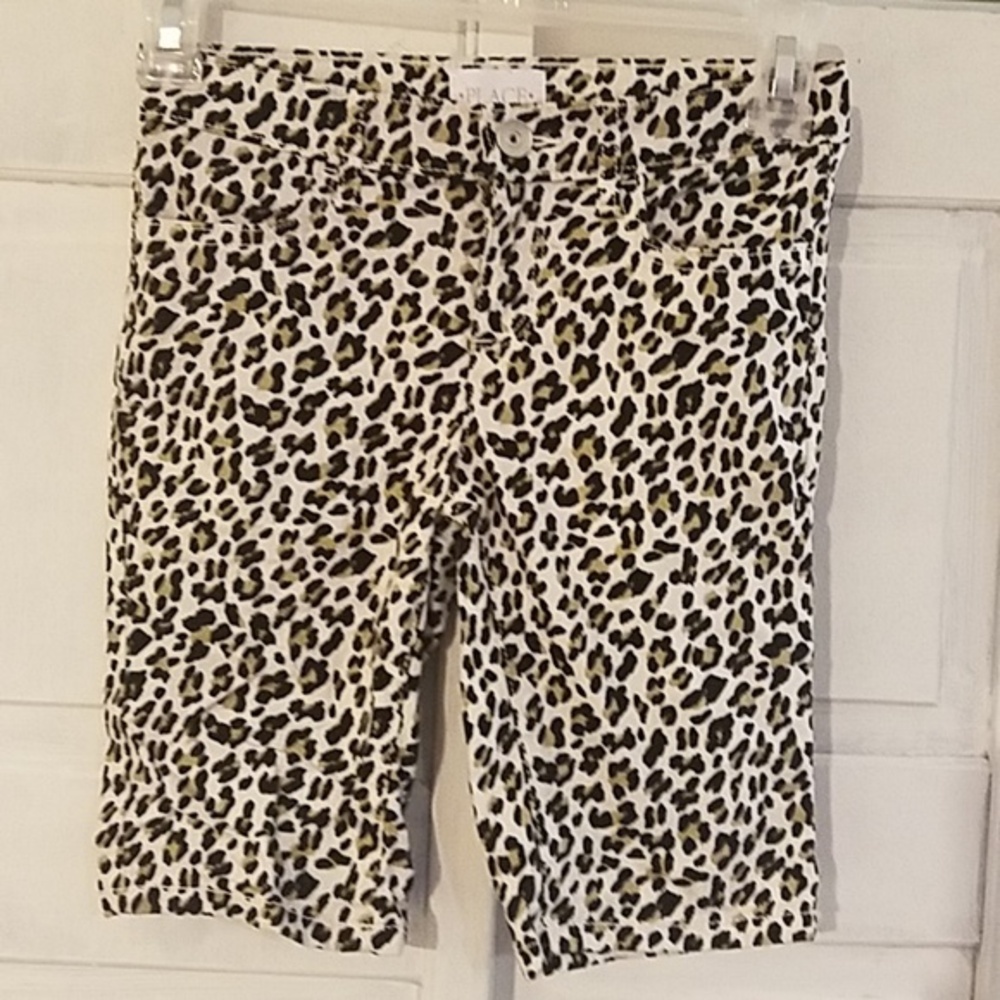 Leopard Skimmer Shorts NWOT